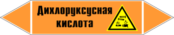 Маркировка трубопровода "дихлоруксусная кислота" (k15, пленка, 358х74 мм)" - Маркировка трубопроводов - Маркировки трубопроводов "КИСЛОТА" - магазин "Охрана труда и Техника безопасности"