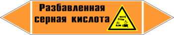 Маркировка трубопровода "разбавленная серная кислота" (k28, пленка, 507х105 мм)" - Маркировка трубопроводов - Маркировки трубопроводов "КИСЛОТА" - магазин "Охрана труда и Техника безопасности"