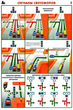 ПС48 Сигналы светофоров (ламинированная бумага, А2, 2 листа) - Плакаты - Автотранспорт - магазин "Охрана труда и Техника безопасности"